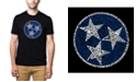 LA Pop Art Men's Premium Word Art T-shirt - Tennessee Tristar